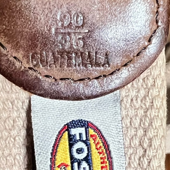 Fossil Men's Utility Gear Belt Brown/Tan Size 36 Good Condition - Picture 11 of 11